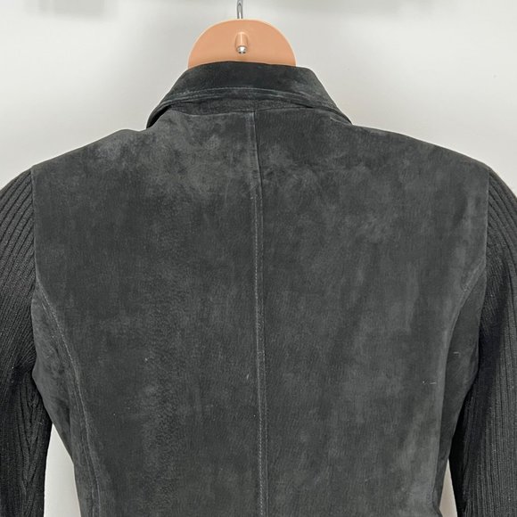 Vintage AMI Womens Washable Suede Jacket Full Zip New Old Stock size Petite XL - Picture 7 of 12